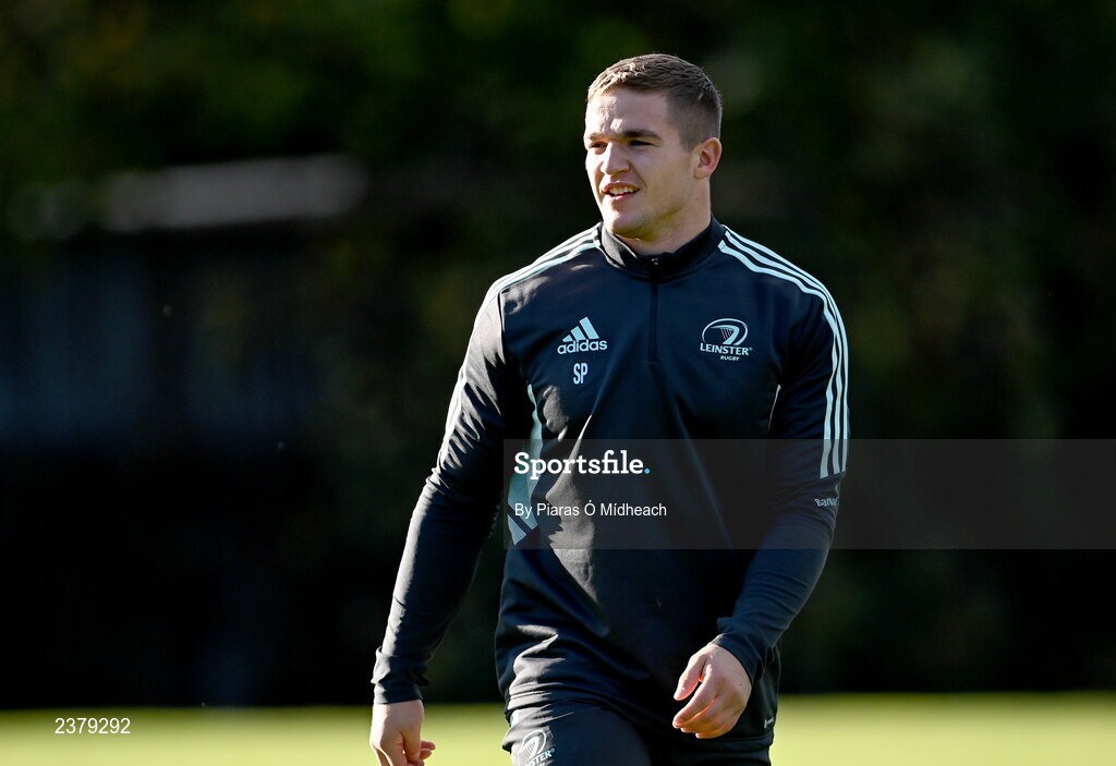14 November 2022; Scott Penny during Leinster rugby squad training at UCD in Dublin. Photo by Piaras Ó Mídheach/Sportsfile