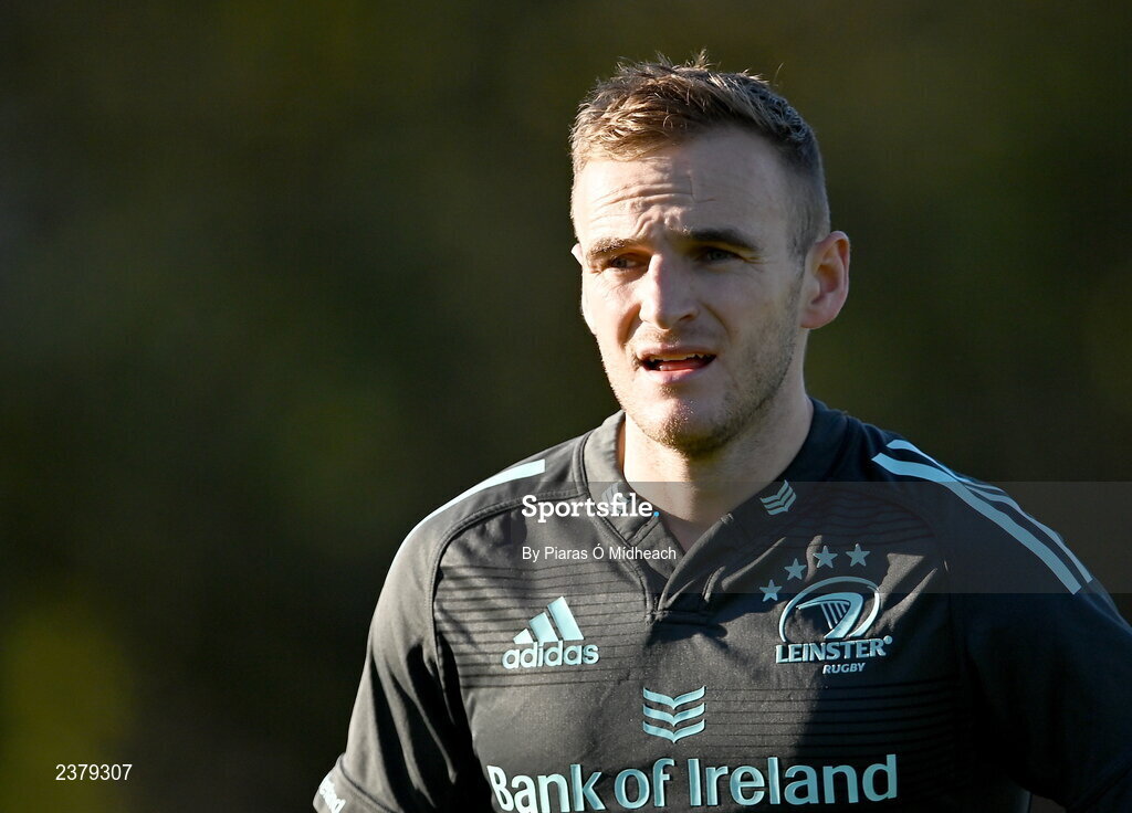 14 November 2022; Nick McCarthy during Leinster rugby squad training at UCD in Dublin. Photo by Piaras Ó Mídheach/Sportsfile