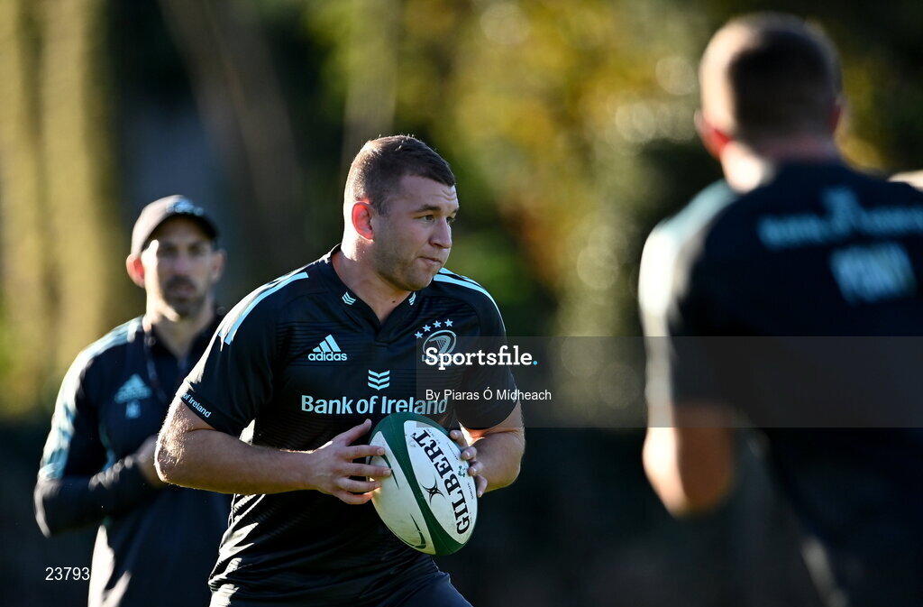 14 November 2022; Ross Molony during Leinster rugby squad training at UCD in Dublin. Photo by Piaras Ó Mídheach/Sportsfile