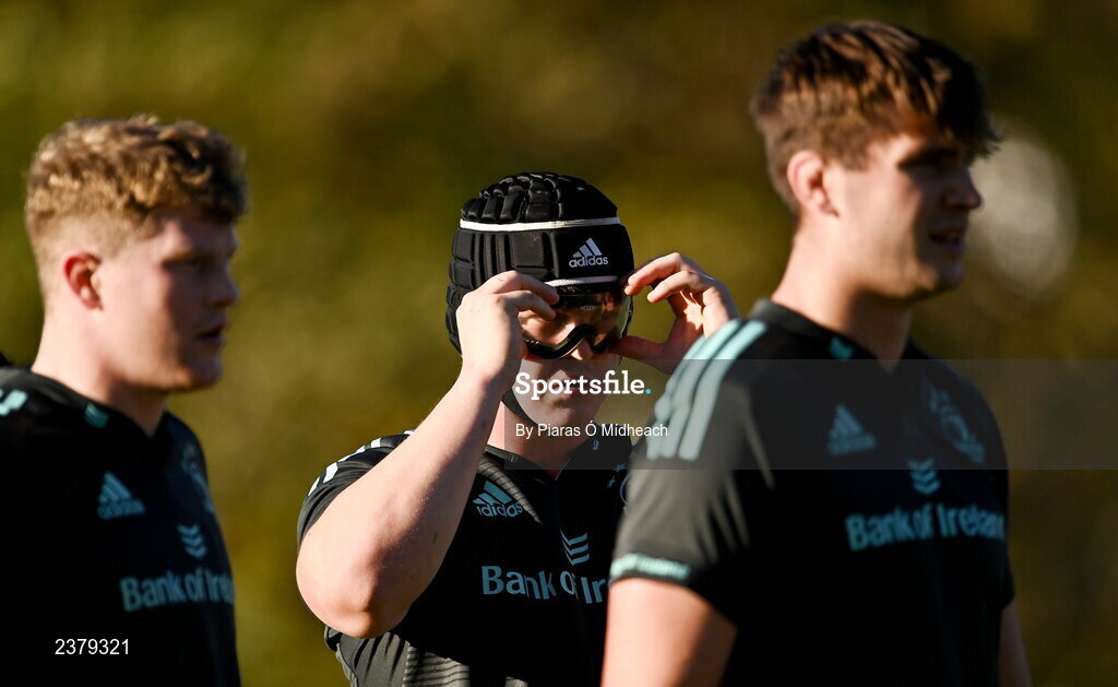 14 November 2022; Thomas Connolly during Leinster rugby squad training at UCD in Dublin. Photo by Piaras Ó Mídheach/Sportsfile