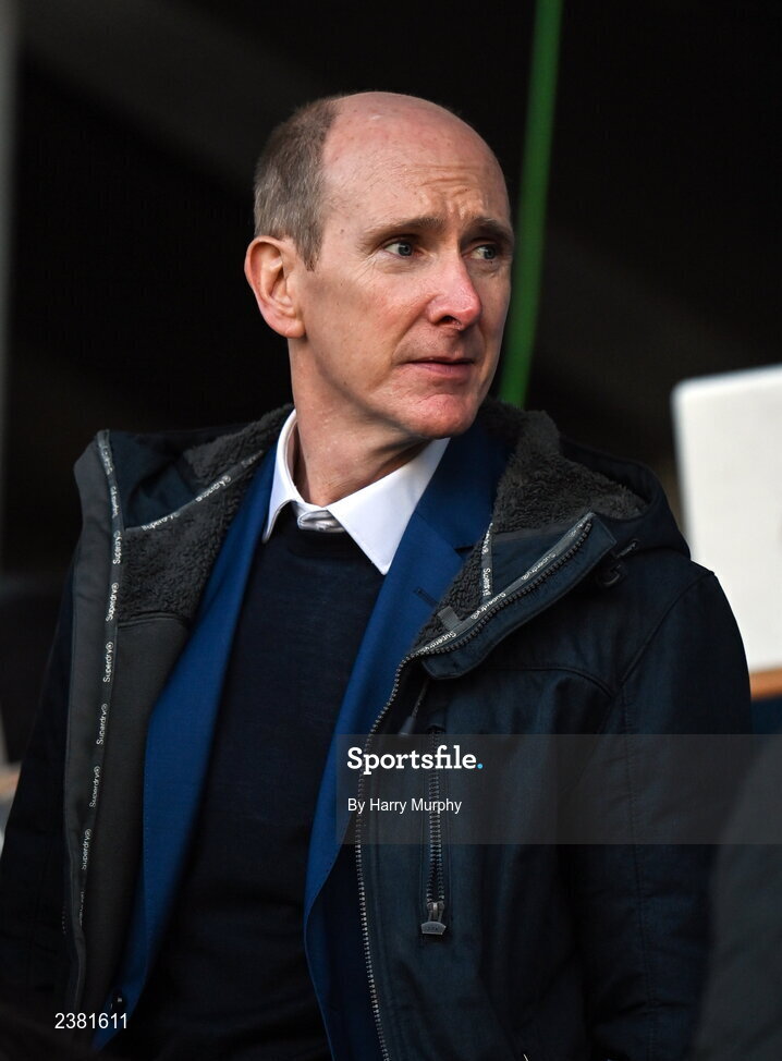 18 November 2022; Leinster Rugby Chief Executive Officer Shane Nolan looks on during the Bank of Ireland friendly match between Leinster and Chile at Energia Park in Dublin. Photo by Harry Murphy/Sportsfile