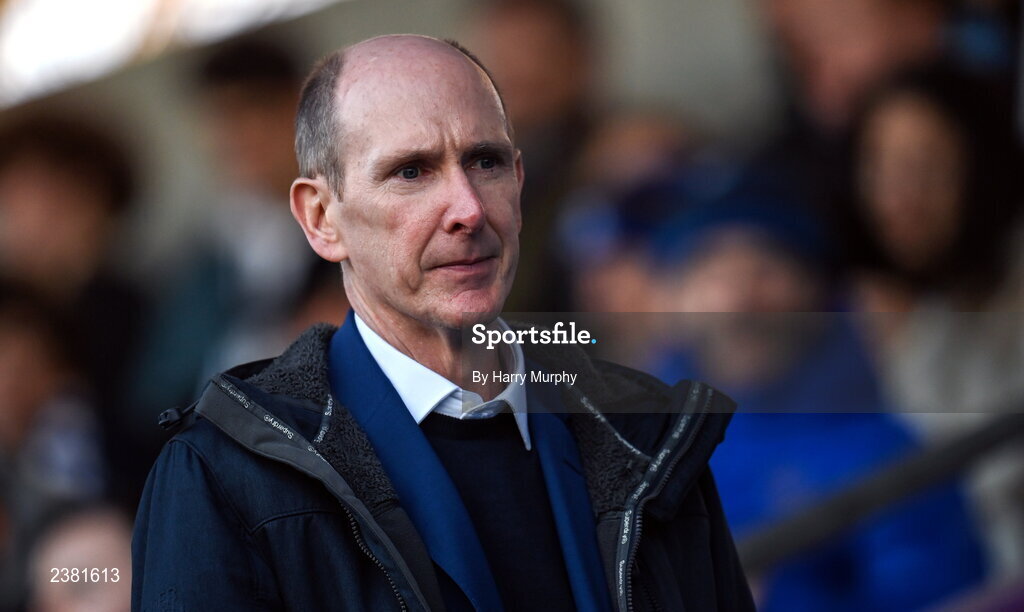 18 November 2022; Leinster Rugby Chief Executive Officer Shane Nolan looks on during the Bank of Ireland friendly match between Leinster and Chile at Energia Park in Dublin. Photo by Harry Murphy/Sportsfile