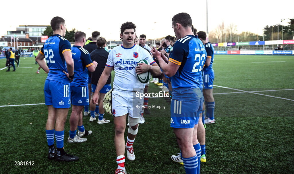 18 November 2022; Matías Garafulic of Chile after his side's defeat in the Bank of Ireland friendly match between Leinster and Chile at Energia Park in Dublin. Photo by Harry Murphy/Sportsfile