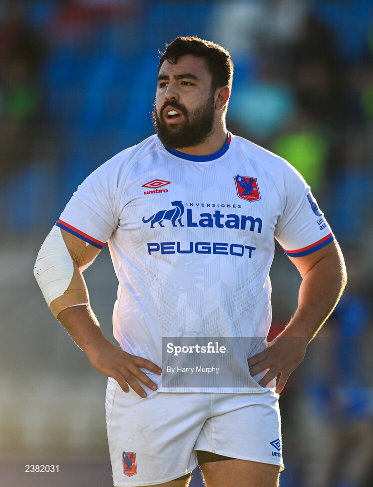 18 November 2022; Salvador Lues of Chile during the Bank of Ireland friendly match between Leinster and Chile at Energia Park in Dublin. Photo by Harry Murphy/Sportsfile