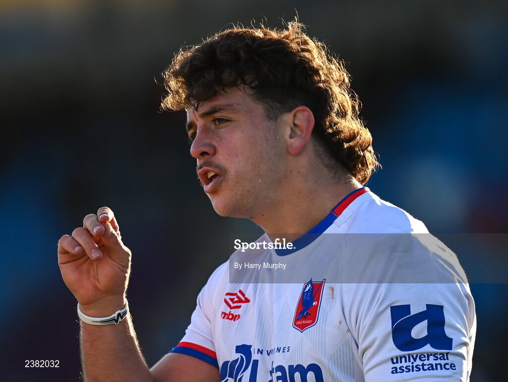 18 November 2022; Martín Sigren of Chile during the Bank of Ireland friendly match between Leinster and Chile at Energia Park in Dublin. Photo by Harry Murphy/Sportsfile
