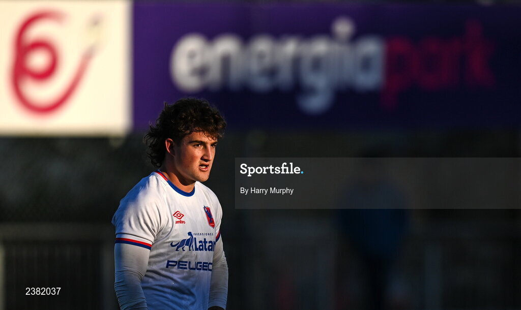 18 November 2022; Clemente Armstrong of Chile during the Bank of Ireland friendly match between Leinster and Chile at Energia Park in Dublin. Photo by Harry Murphy/Sportsfile