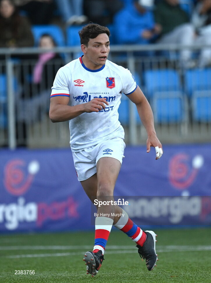 18 November 2022; Santiago Videla of Chile during the Bank of Ireland friendly match between Leinster and Chile at Energia Park in Dublin. Photo by Harry Murphy/Sportsfile