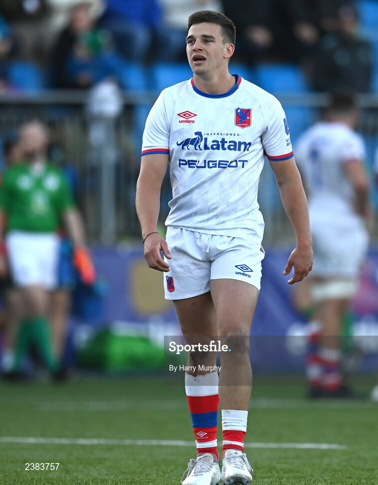 18 November 2022; Benjamín Videla of Chile during the Bank of Ireland friendly match between Leinster and Chile at Energia Park in Dublin. Photo by Harry Murphy/Sportsfile