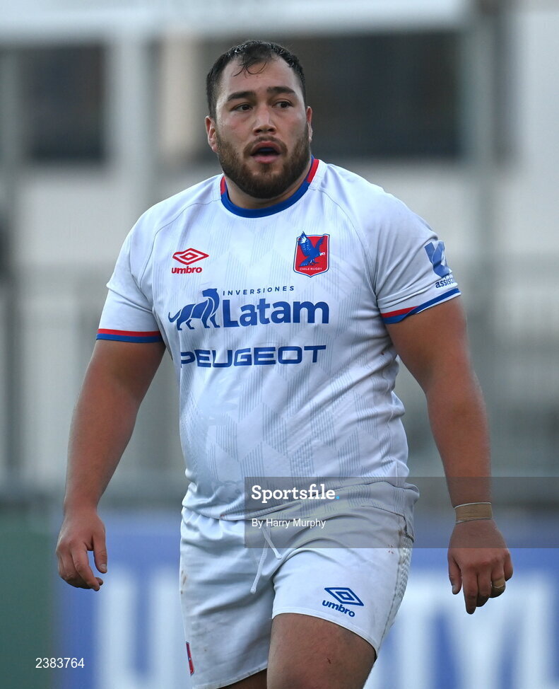 18 November 2022; Javier Carrasco of Chile during the Bank of Ireland friendly match between Leinster and Chile at Energia Park in Dublin. Photo by Harry Murphy/Sportsfile