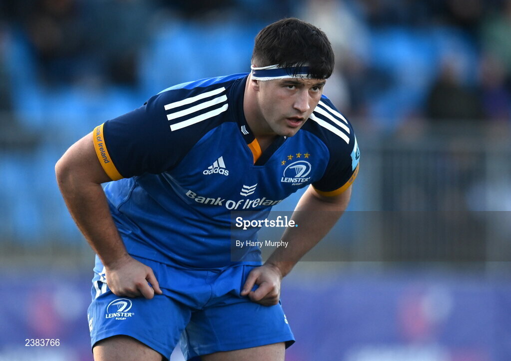 18 November 2022; Thomas Clarkson of Leinster during the Bank of Ireland friendly match between Leinster and Chile at Energia Park in Dublin. Photo by Harry Murphy/Sportsfile