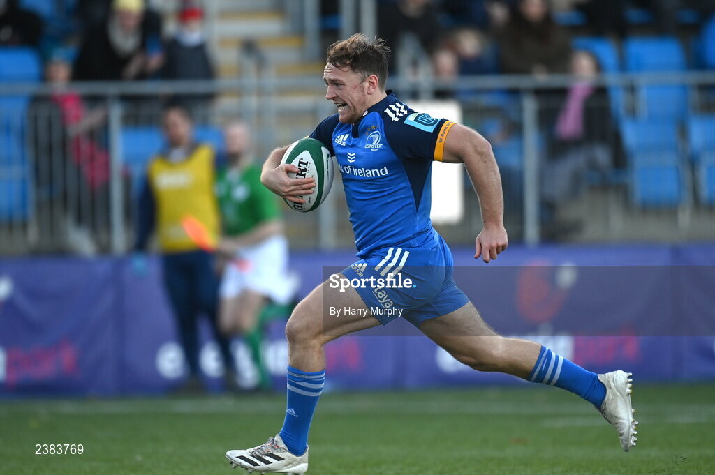 18 November 2022; Liam Turner of Leinster during the Bank of Ireland friendly match between Leinster and Chile at Energia Park in Dublin. Photo by Harry Murphy/Sportsfile