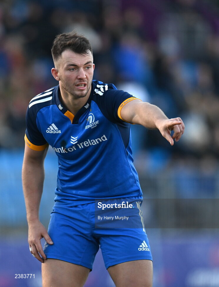18 November 2022; Conall Boomer of Leinster during the Bank of Ireland friendly match between Leinster and Chile at Energia Park in Dublin. Photo by Harry Murphy/Sportsfile