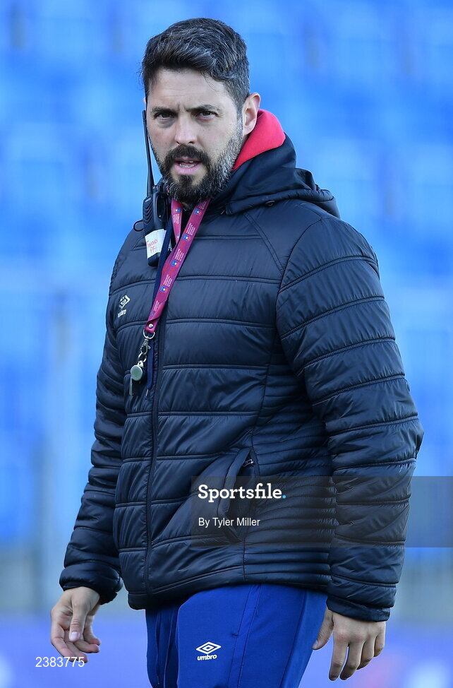 18 November 2022; Chile sports scientist Martin Domínguez before the Bank of Ireland friendly match between Leinster and Chile at Energia Park in Dublin. Photo by Tyler Miller/Sportsfile