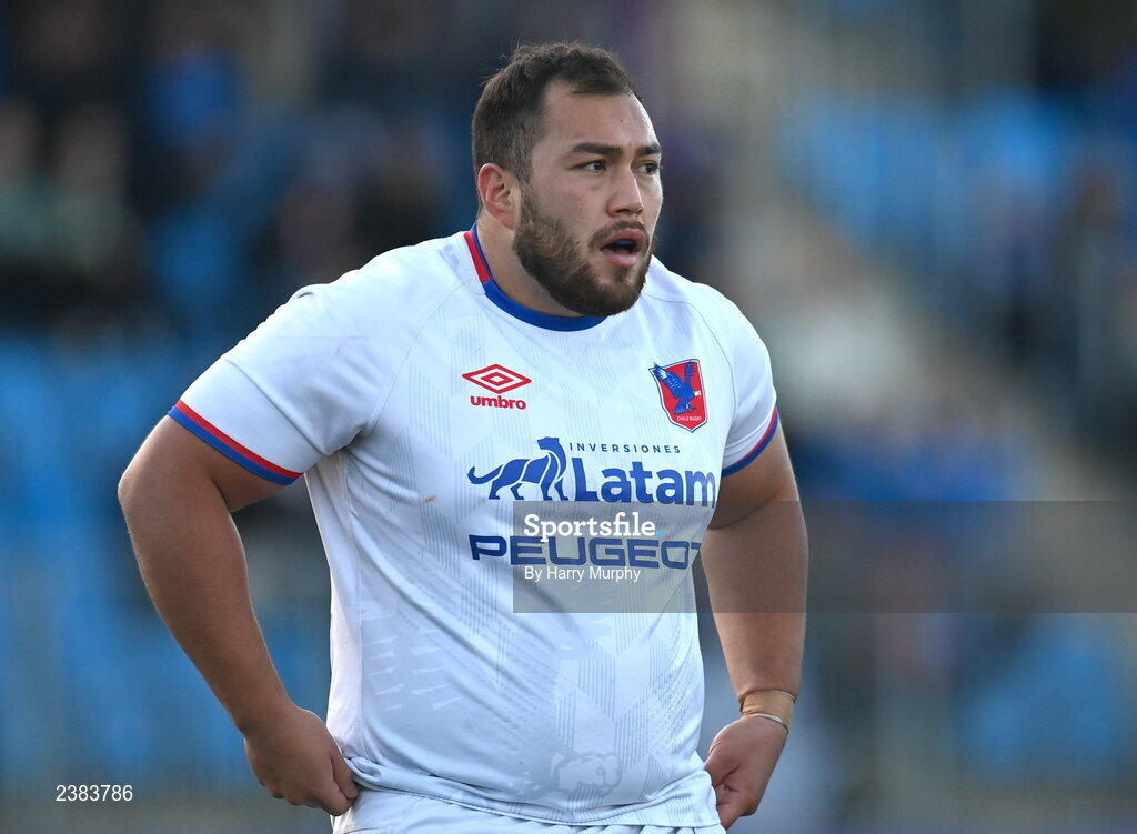 18 November 2022; Javier Carrasco of Chile during the Bank of Ireland friendly match between Leinster and Chile at Energia Park in Dublin. Photo by Harry Murphy/Sportsfile