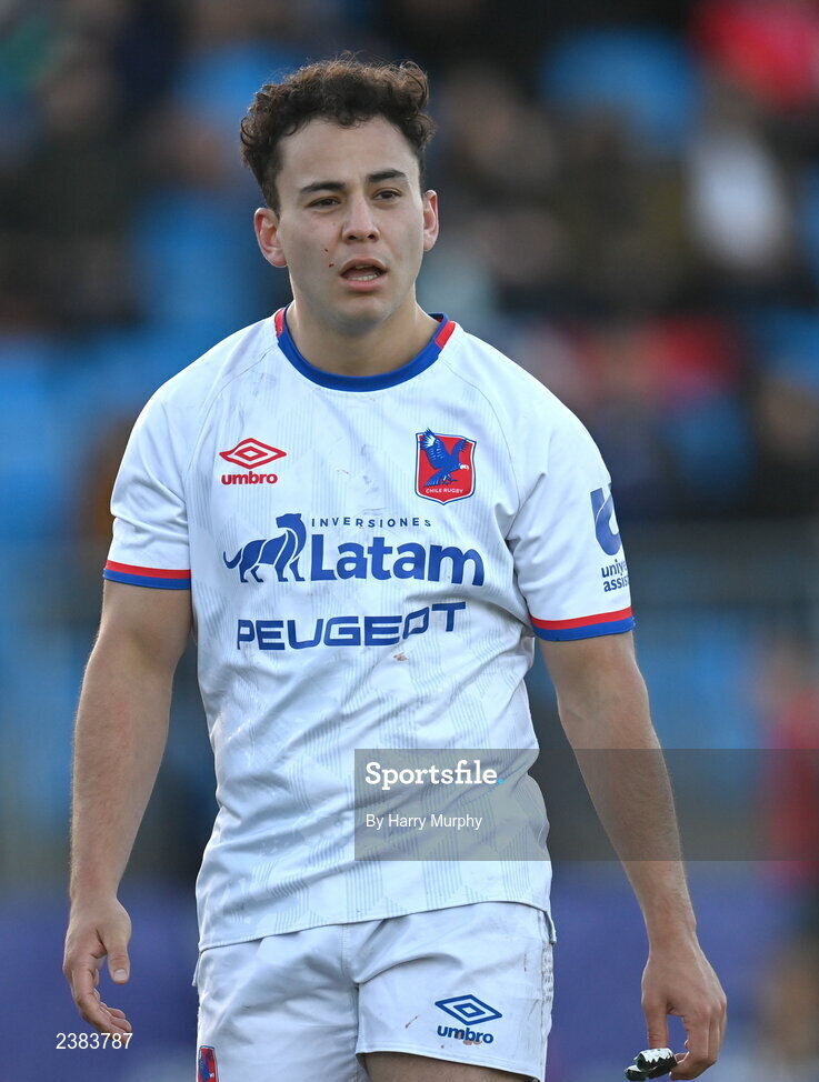 18 November 2022; Diego Warnken of Chile during the Bank of Ireland friendly match between Leinster and Chile at Energia Park in Dublin. Photo by Harry Murphy/Sportsfile