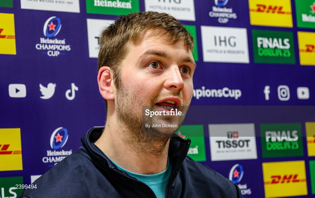 13 December 2022; Iain Henderson during an Ulster Rugby press conference at Kingspan Stadium in Belfast. Photo by John Dickson/Sportsfile