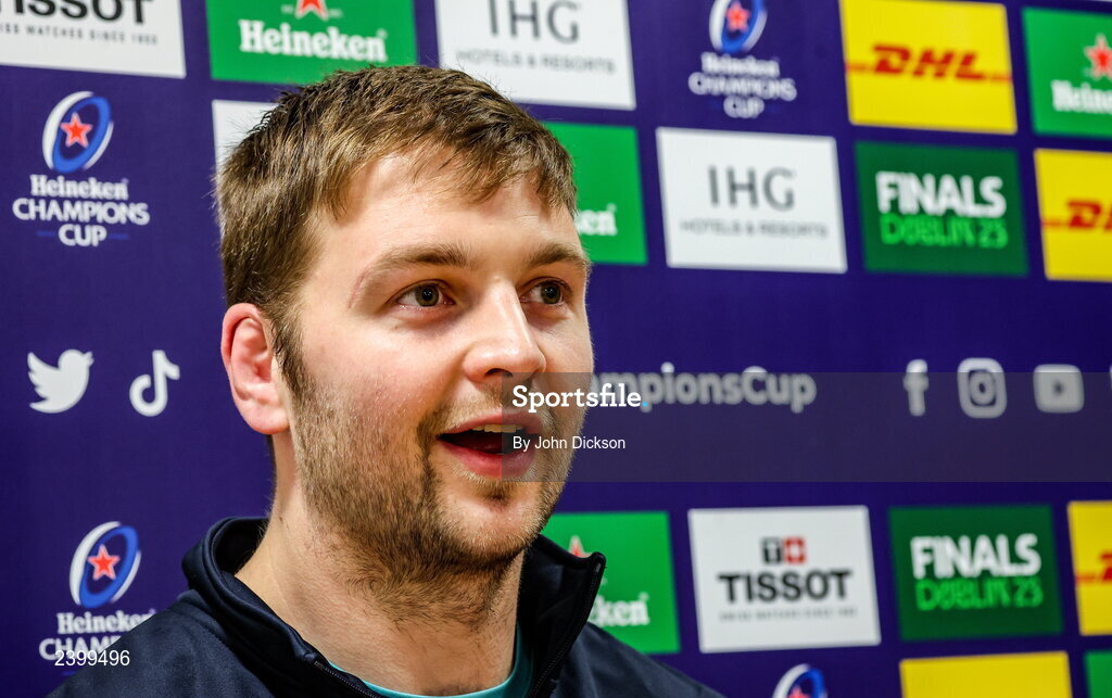 13 December 2022; Iain Henderson during an Ulster Rugby press conference at Kingspan Stadium in Belfast. Photo by John Dickson/Sportsfile