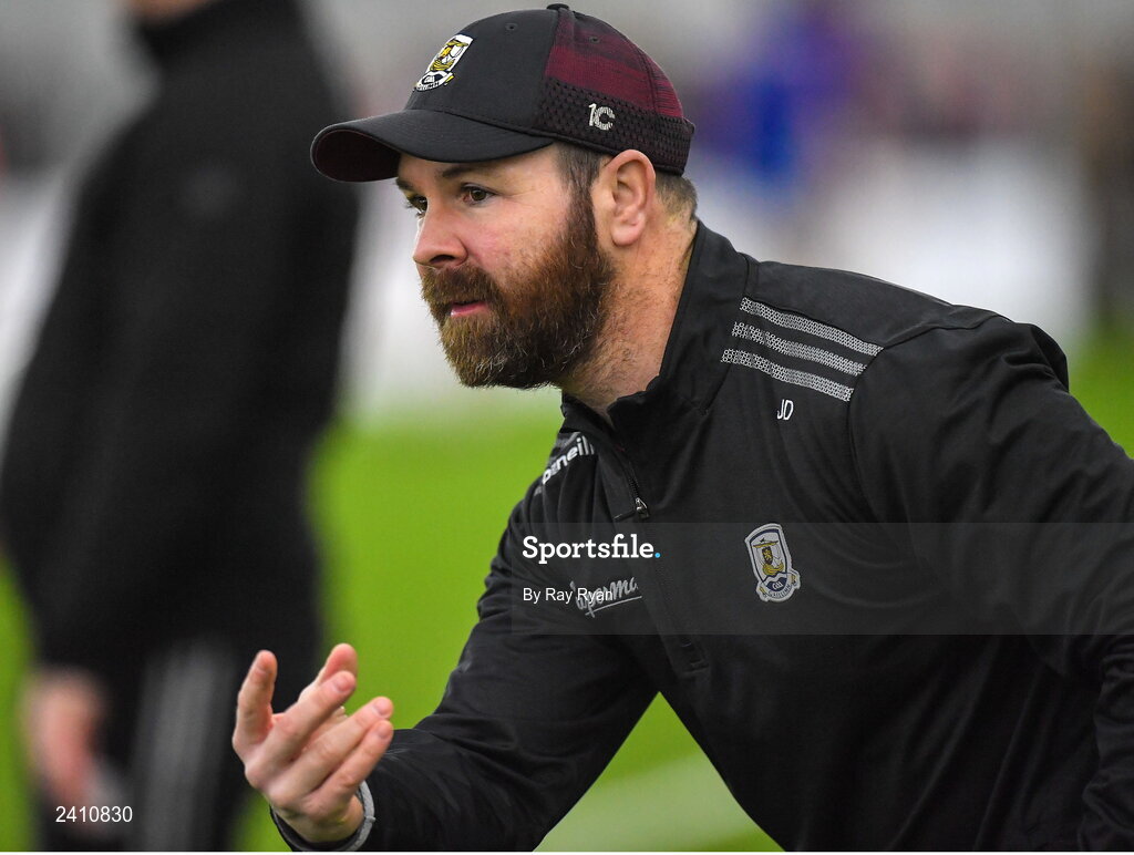 14 January 2023; Galway selector John Divilley during the Connacht FBD League Semi-Final match between Mayo and Galway at NUI Galway Connacht GAA Air Dome in Bekan, Mayo. Photo by Ray Ryan/Sportsfile