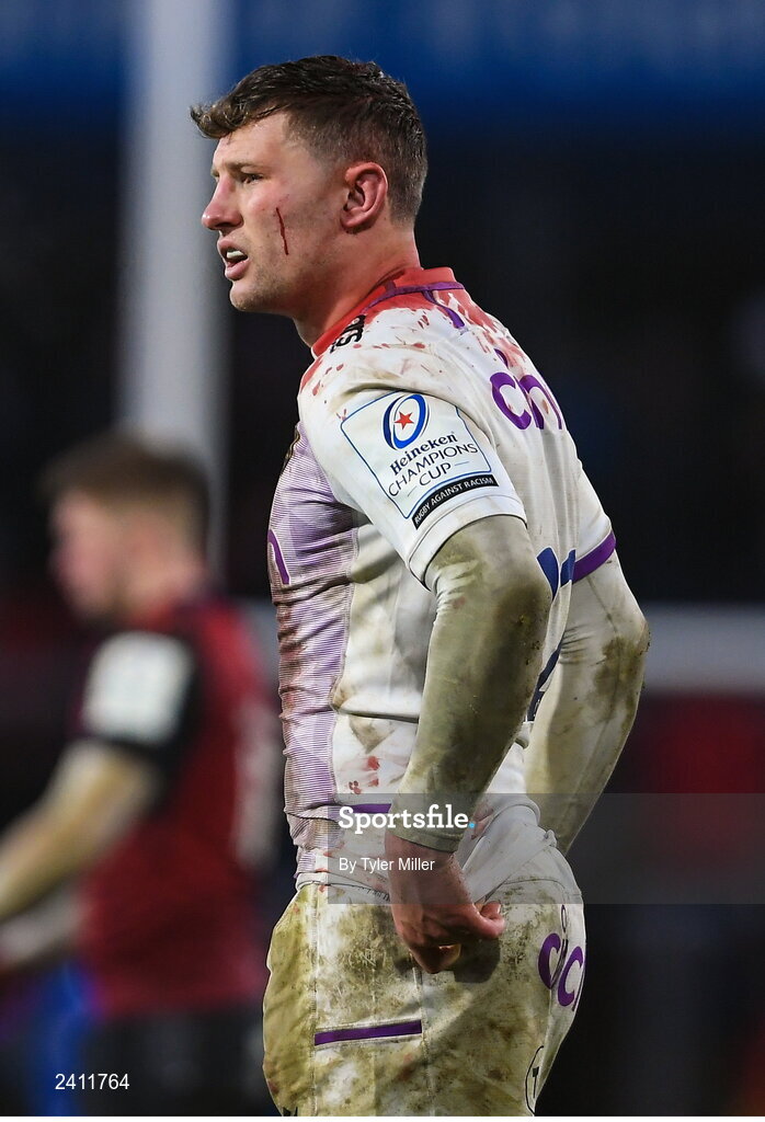 14 January 2023; Fraser Dingwall of Northampton Saints during the Heineken Champions Cup Pool B Round 3 match between Munster and Northampton Saints at Thomond Park in Limerick. Photo by Tyler Miller/Sportsfile