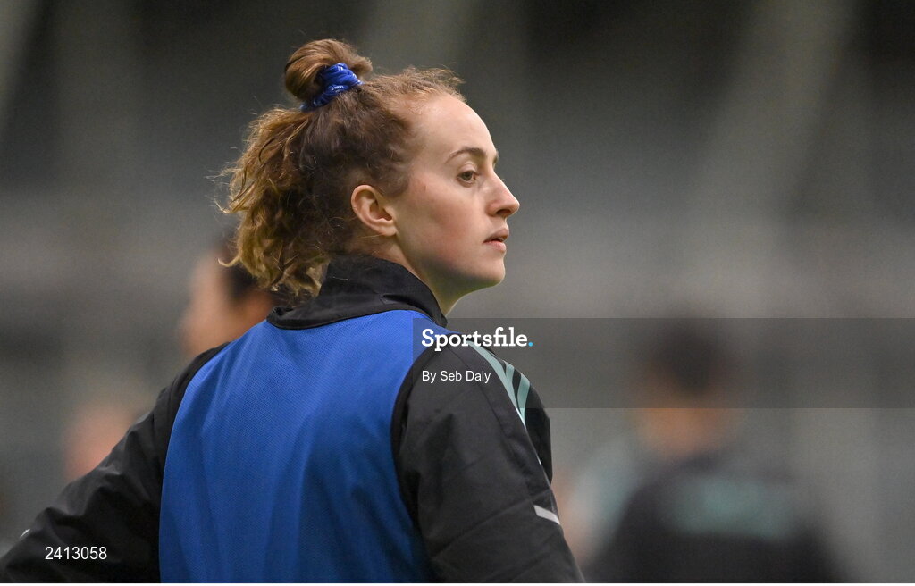 18 January 2023; Molly Scuffil-McCabe during a Leinster Rugby women's training session at the IRFU High Performance Centre on the Sport Ireland Campus in Dublin. Photo by Seb Daly/Sportsfile