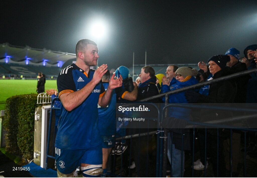 28 January 2023; Ross Molony of Leinster after his side's victory in the United Rugby Championship match between Leinster and Cardiff at RDS Arena in Dublin. Photo by Harry Murphy/Sportsfile