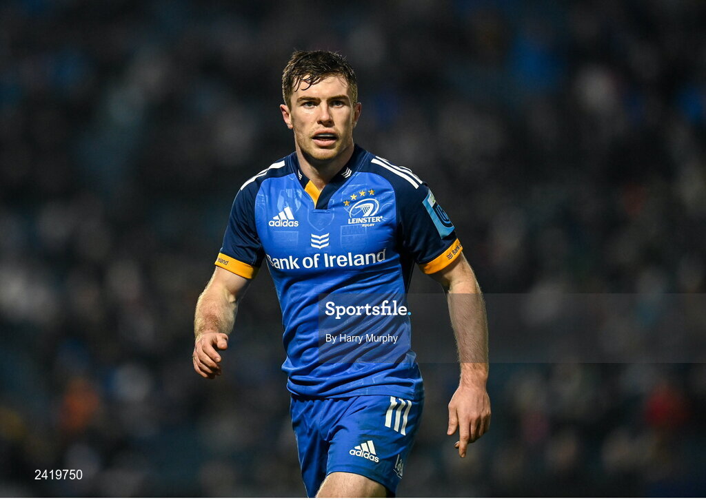 28 January 2023; Luke McGrath of Leinster during the United Rugby Championship match between Leinster and Cardiff at RDS Arena in Dublin. Photo by Harry Murphy/Sportsfile