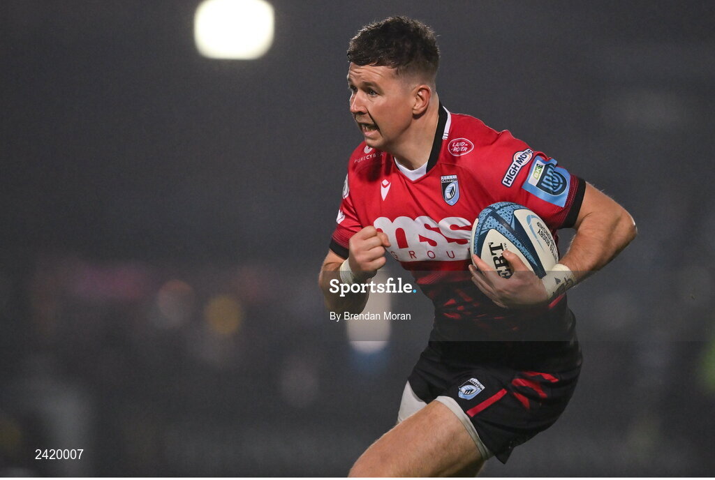 28 January 2023; Jason Harries of Cardiff during the United Rugby Championship match between Leinster and Cardiff at RDS Arena in Dublin. Photo by Brendan Moran/Sportsfile