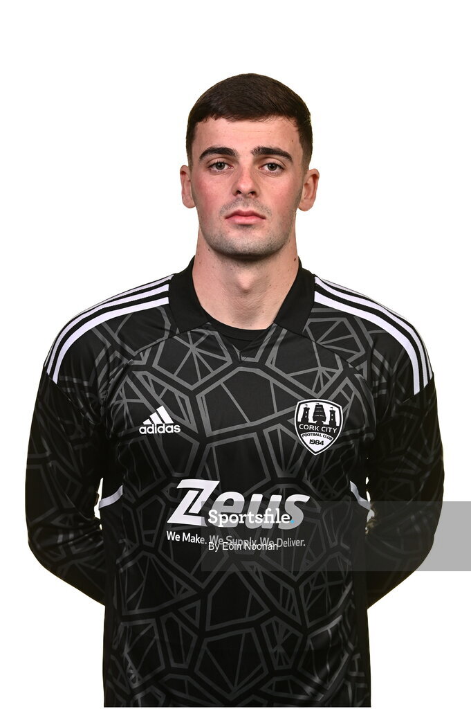 31 January 2023; Jimmy Corcoran poses for a portrait during a Cork City squad portrait session at Bishopstown Stadium in Cork. Photo by Eóin Noonan/Sportsfile