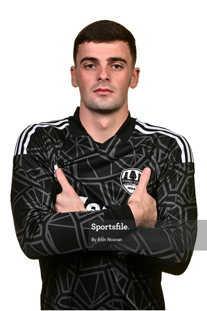31 January 2023; Jimmy Corcoran poses for a portrait during a Cork City squad portrait session at Bishopstown Stadium in Cork. Photo by Eóin Noonan/Sportsfile