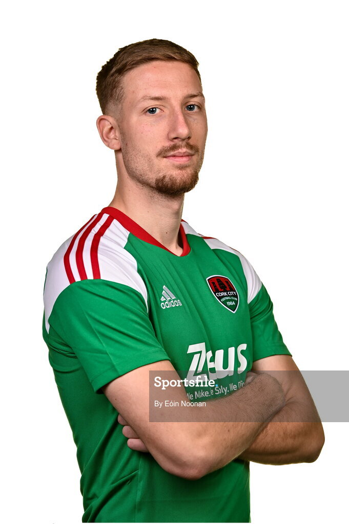31 January 2023; Kevin Custovic poses for a portrait during a Cork City squad portrait session at Bishopstown Stadium in Cork. Photo by Eóin Noonan/Sportsfile