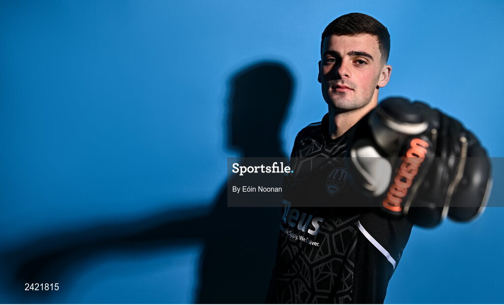 31 January 2023; Jimmy Corcoran poses for a portrait during a Cork City squad portrait session at Bishopstown Stadium in Cork. Photo by Eóin Noonan/Sportsfile