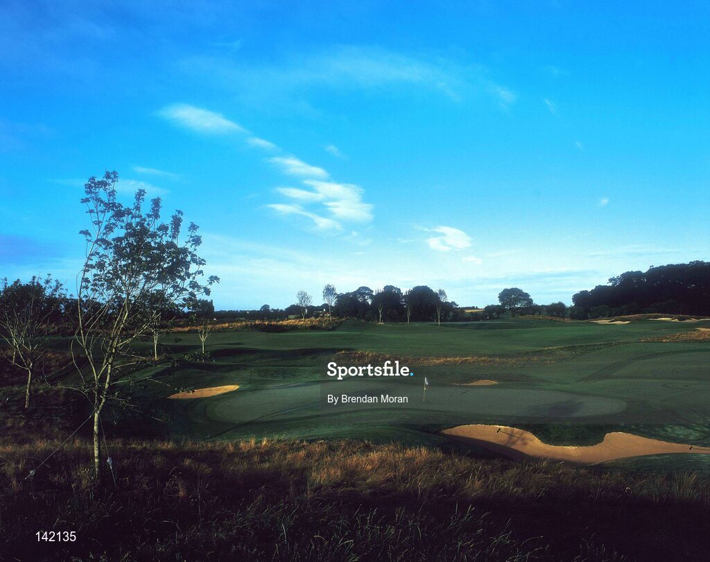 2003; The 3rd Green on the New South Course at the K Club, Straffan, Co. Kildare, Ireland. Picture credit; Brendan Moran / SPORTSFILE