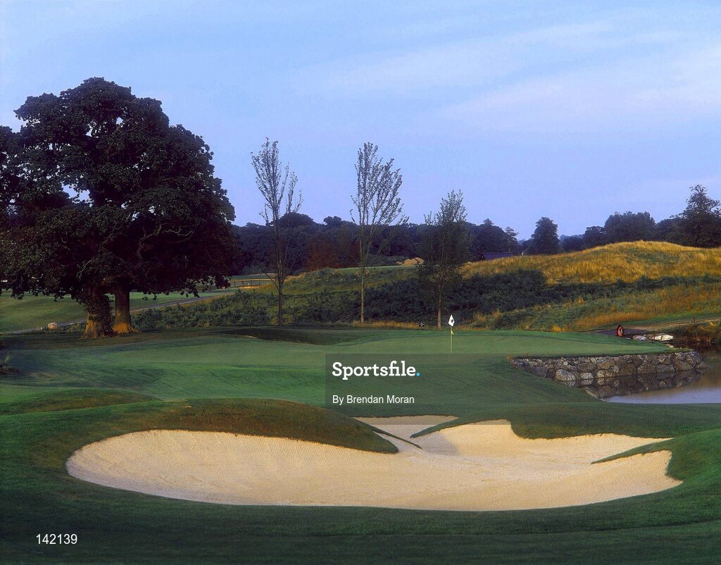 2003; The 4th Green on the New South Course at the K Club, Straffan, Co. Kildare, Ireland. Picture credit; Brendan Moran / SPORTSFILE