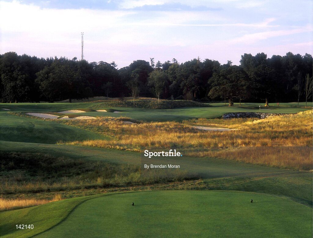 2003; A view from the 4th tee box on the New South Course at the K Club, Straffan, Co. Kildare, Ireland. Picture credit; Brendan Moran / SPORTSFILE