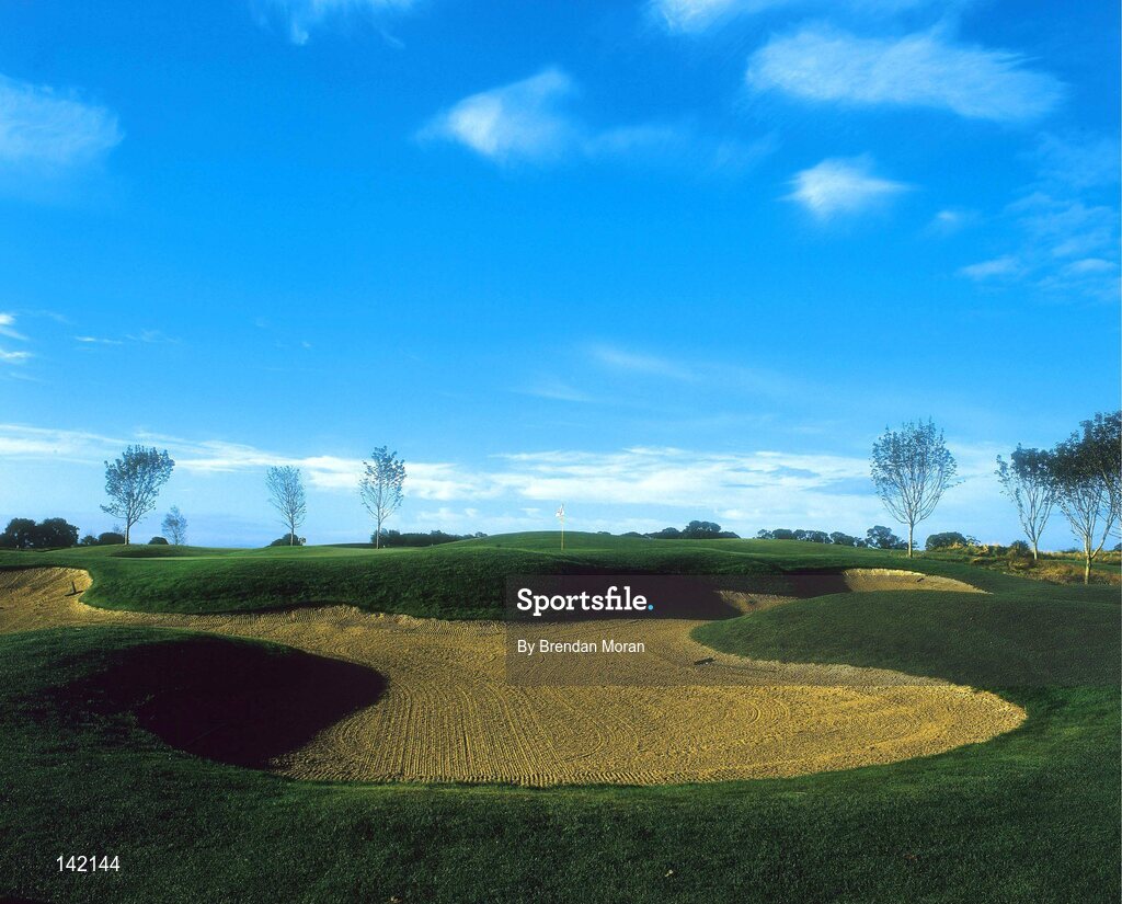 2003; The 5th Green on the New South Course at the K Club, Straffan, Co. Kildare, Ireland. Picture credit; Brendan Moran / SPORTSFILE