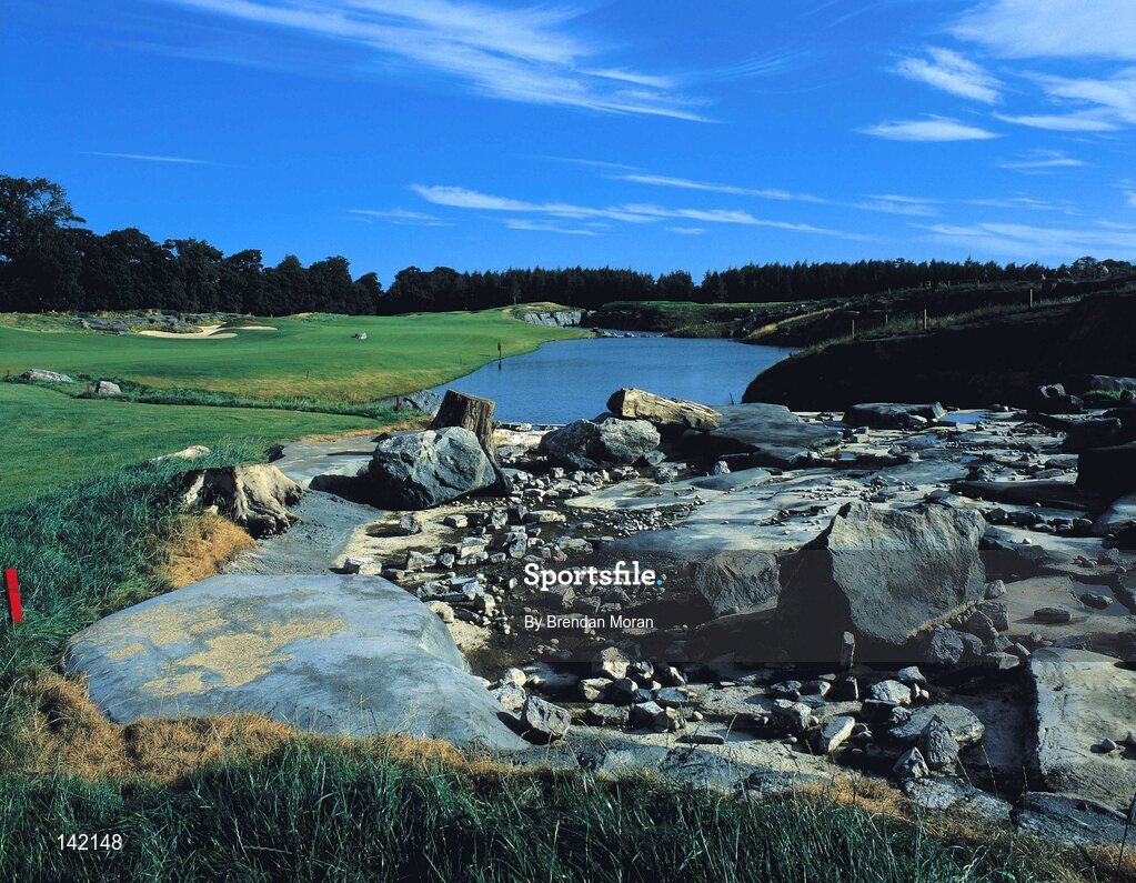 2003; A view down the 7th fairway on the New South Course at the K Club, Straffan, Co. Kildare, Ireland. Picture credit; Brendan Moran / SPORTSFILE