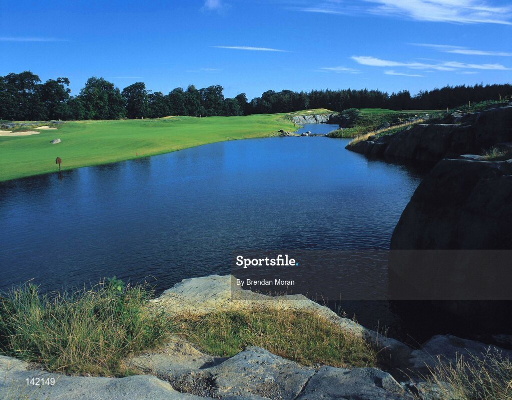 2003; A view down the 7th fairway on the New South Course at the K Club, Straffan, Co. Kildare, Ireland. Picture credit; Brendan Moran / SPORTSFILE