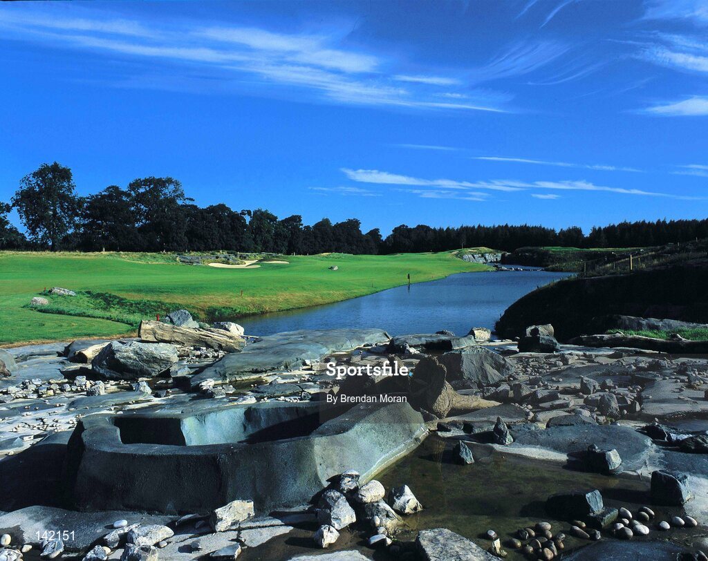2003; A view down the 7th fairway on the New South Course at the K Club, Straffan, Co. Kildare, Ireland. Picture credit; Brendan Moran / SPORTSFILE