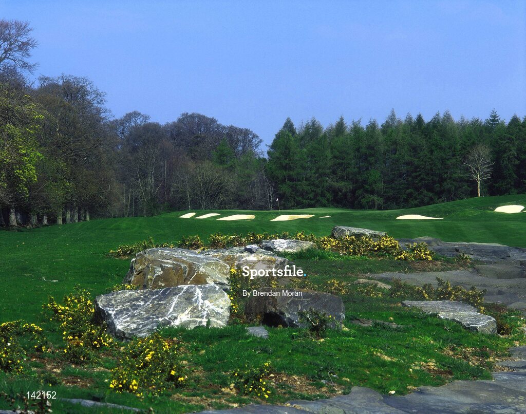 2003; A view down the 7th fairway towards the 7th green on the New South Course at the K Club, Straffan, Co. Kildare, Ireland. Picture credit; Brendan Moran / SPORTSFILE