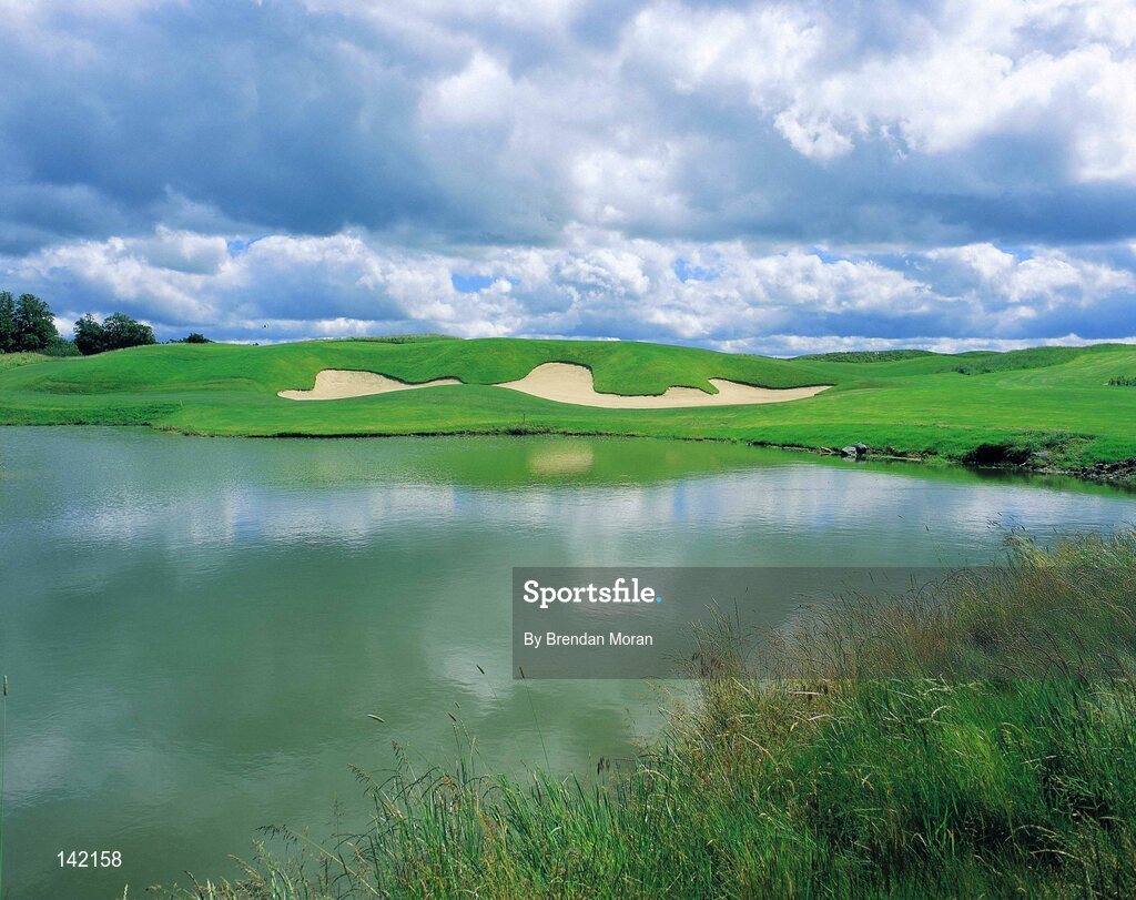 2003; The 8th Green on the New South Course at the K Club, Straffan, Co. Kildare, Ireland. Picture credit; Brendan Moran / SPORTSFILE