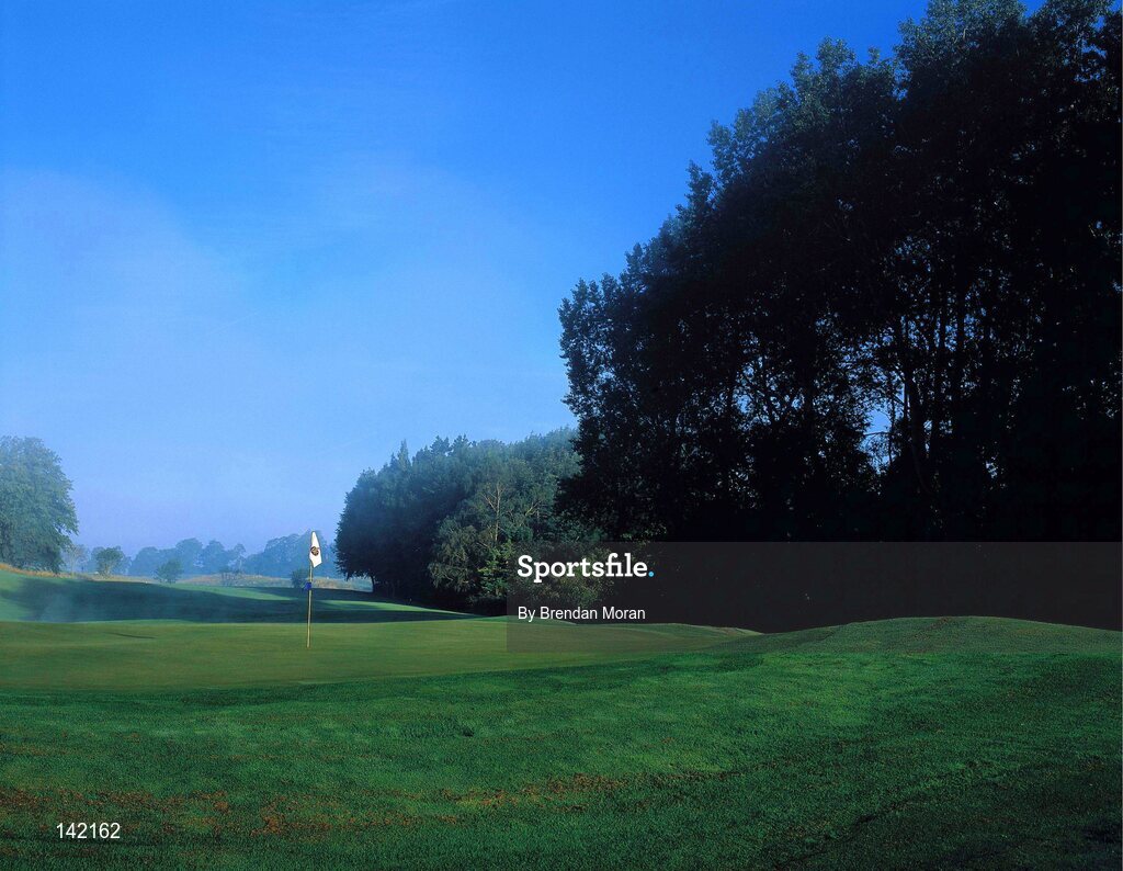 2003; The 9th Green on the New South Course at the K Club, Straffan, Co. Kildare, Ireland. Picture credit; Brendan Moran / SPORTSFILE