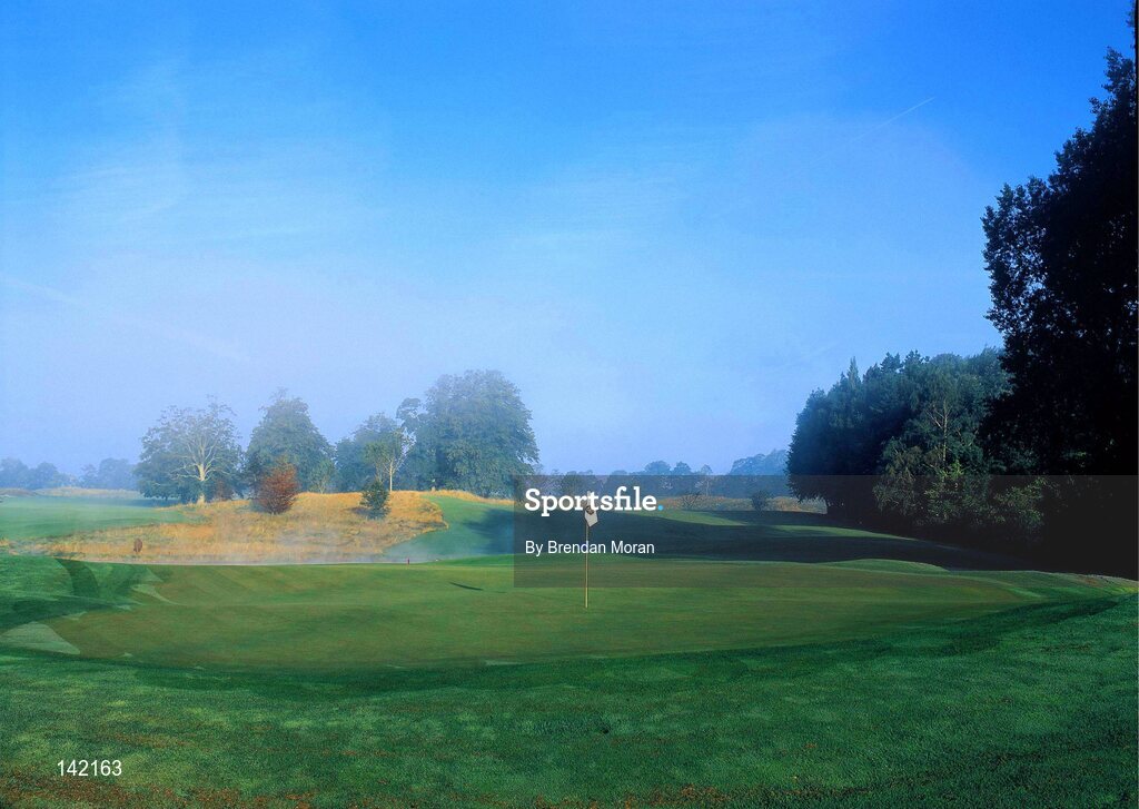 2003; The 9th Green on the New South Course at the K Club, Straffan, Co. Kildare, Ireland. Picture credit; Brendan Moran / SPORTSFILE