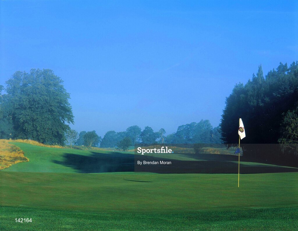 2003; The 9th Green on the New South Course at the K Club, Straffan, Co. Kildare, Ireland. Picture credit; Brendan Moran / SPORTSFILE