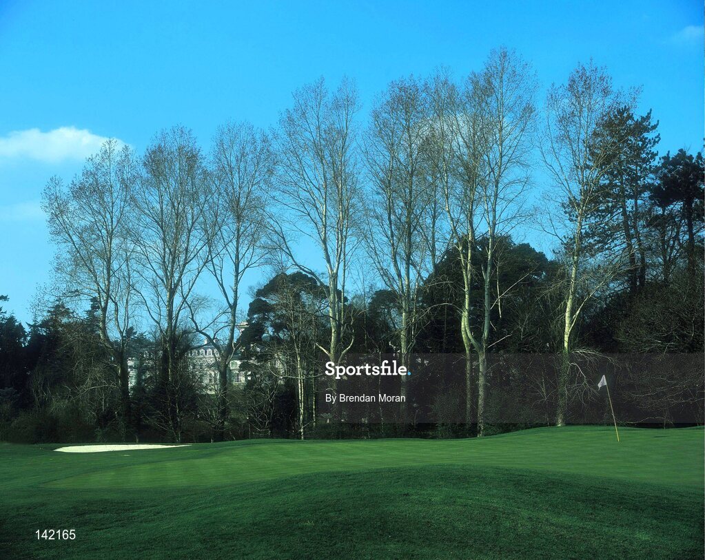 2003; The 9th Green on the New South Course at the K Club, Straffan, Co. Kildare, Ireland. Picture credit; Brendan Moran / SPORTSFILE