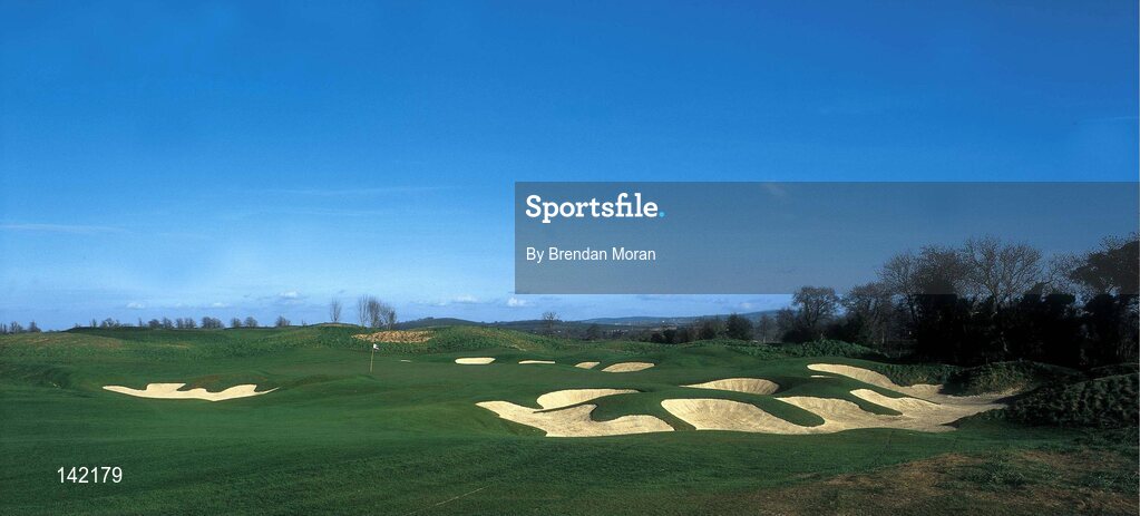 2003; The 12th Green on the New South Course at the K Club, Straffan, Co. Kildare, Ireland. Picture credit; Brendan Moran / SPORTSFILE
