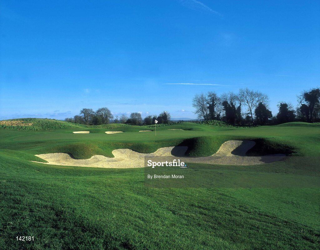 2003; The 12th Green on the New South Course at the K Club, Straffan, Co. Kildare, Ireland. Picture credit; Brendan Moran / SPORTSFILE