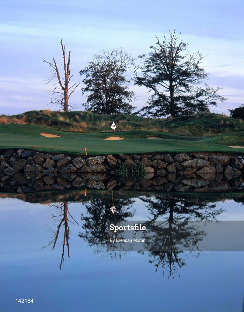 2003; The 13th Green on the New South Course at the K Club, Straffan, Co. Kildare, Ireland. Picture credit; Brendan Moran / SPORTSFILE