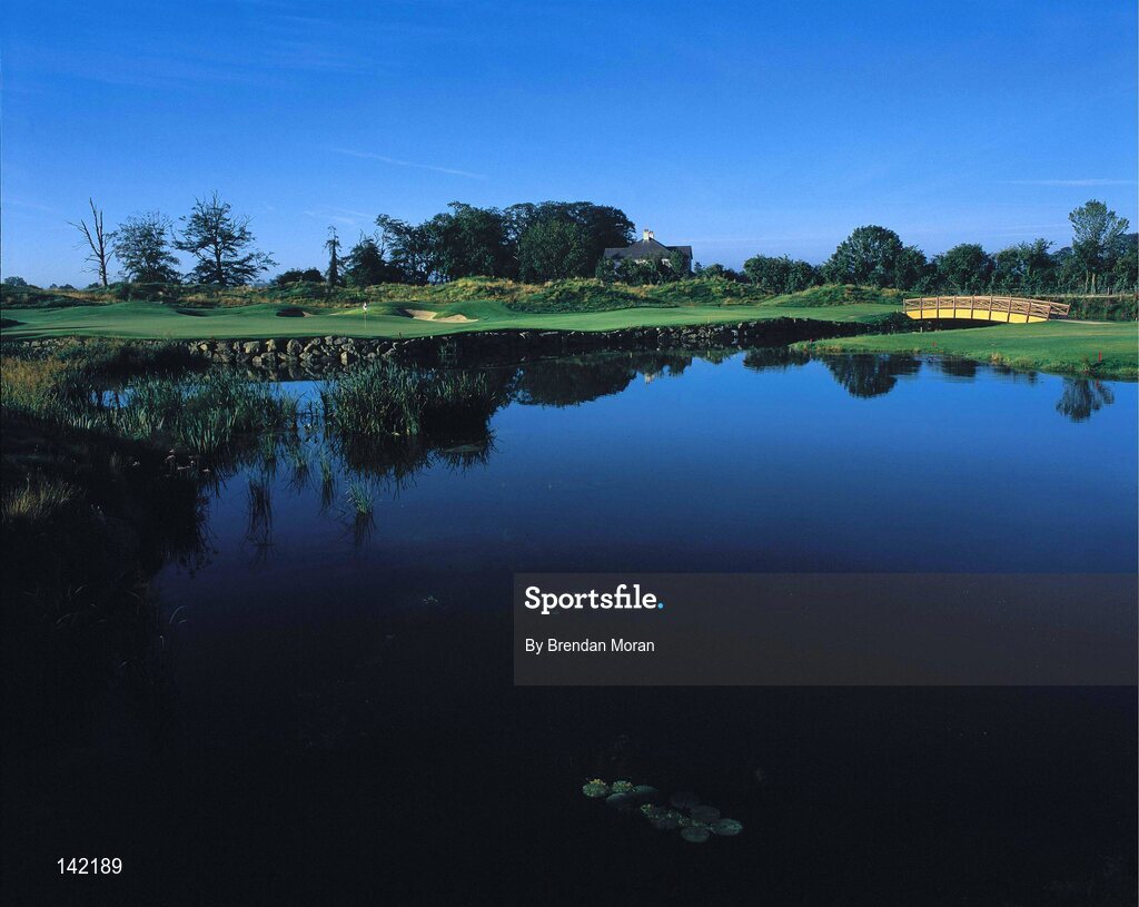 2003; The 13th Green on the New South Course at the K Club, Straffan, Co. Kildare, Ireland. Picture credit; Brendan Moran / SPORTSFILE