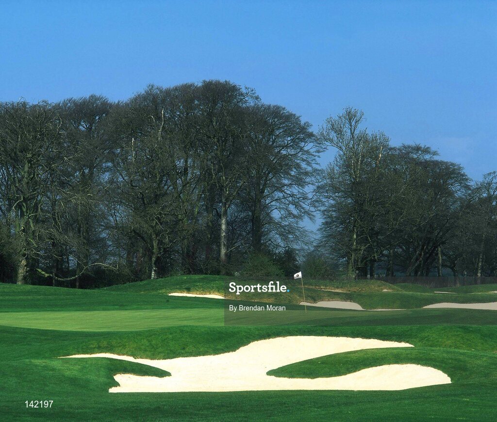 2003; The 14th Green on the New South Course at the K Club, Straffan, Co. Kildare, Ireland. Picture credit; Brendan Moran / SPORTSFILE