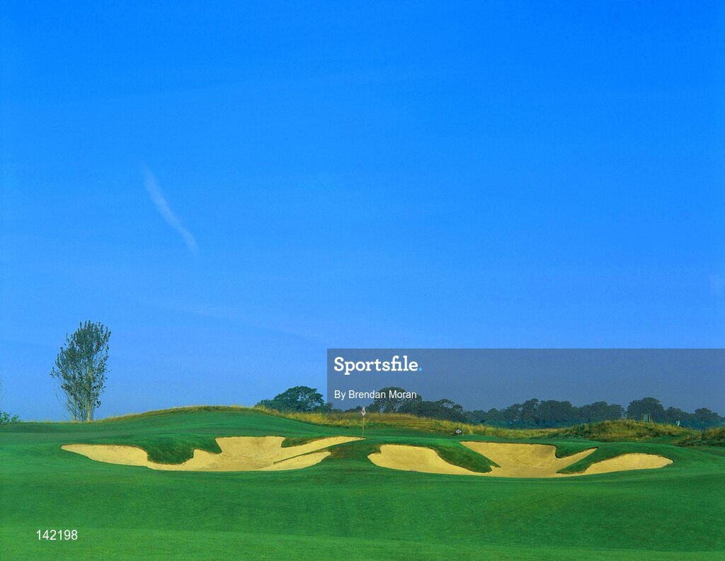2003; The 14th Green on the New South Course at the K Club, Straffan, Co. Kildare, Ireland. Picture credit; Brendan Moran / SPORTSFILE